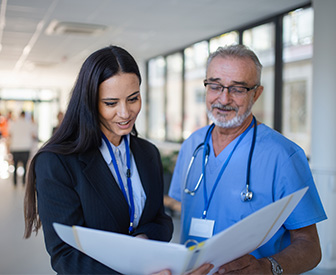 healthcare administrator goes over budget with head physician